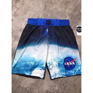 Nasa Boy's Swim Shorts ~ Sz XS~ Blue